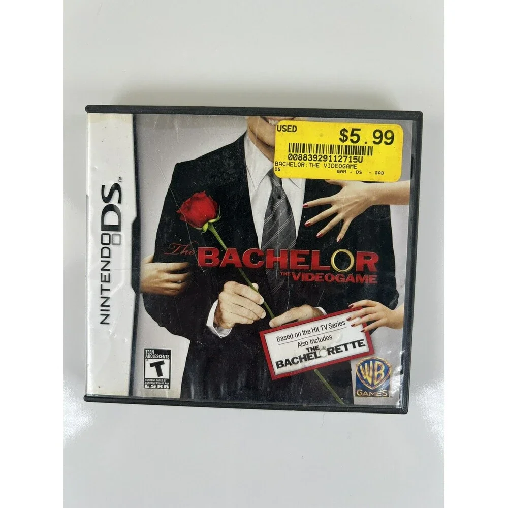 Bachelor: The Videogame (Nintendo DS, 2010) Cartridge & Case & Instructions
